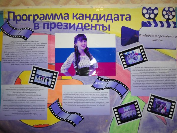 Выборы школьного президента плакаты