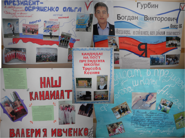 Плакат в поддержку школы