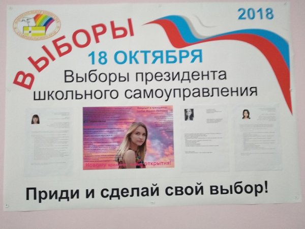 Плакат приглашение на выборы