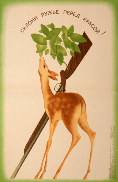 Плакат охрана природы