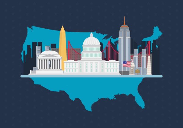 Америка вектор