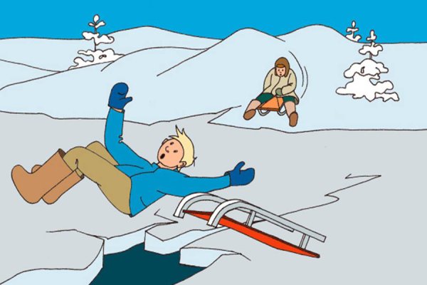 Тема осторожно тонкий лед