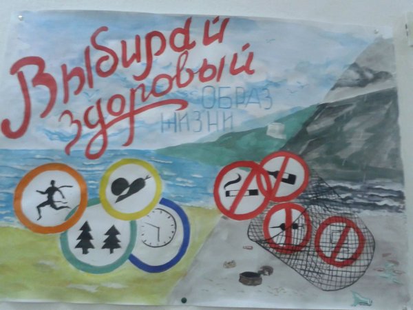 Рисунок на тему здоровый образ жизни