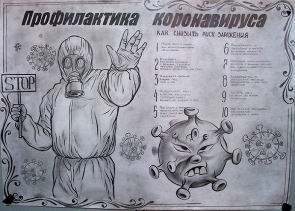 Плакат на тему вирусы