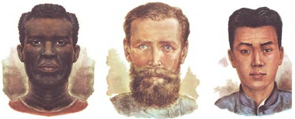 Европеоидная монголоидная негроидная раса