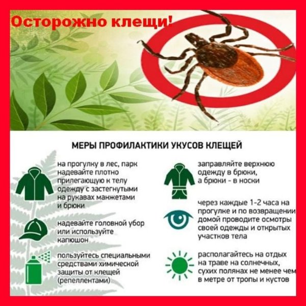 Осторожно клещи знак