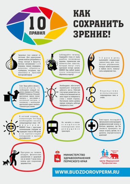 Буклет памятка как сохранить зрение