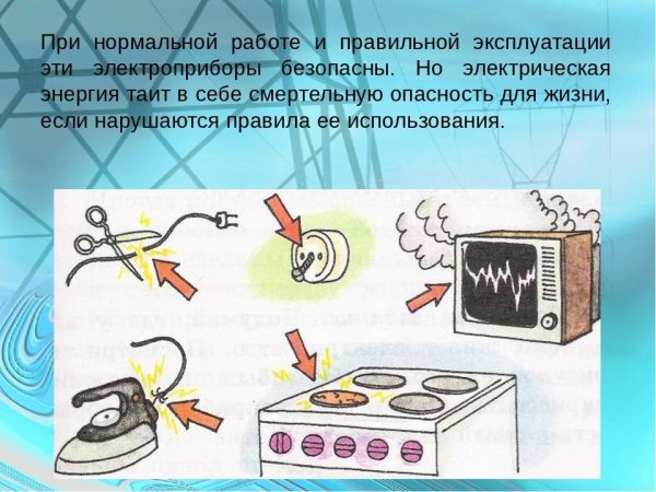 Правила безопасности с эле