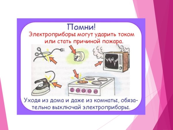 Осторожное обращение с электроприборами