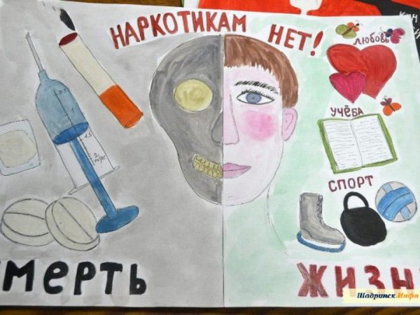 Плакат против СПИДА