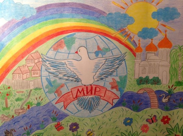 Рисунок на тему я люблю Россию