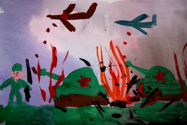 Рисунок на тему Великая Отечественная война