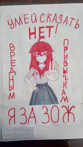 Рисунок на тему сумей сказать нет