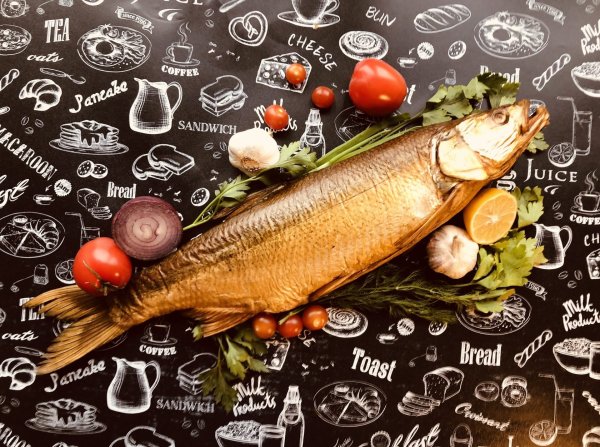 Красивая реклама рыбы