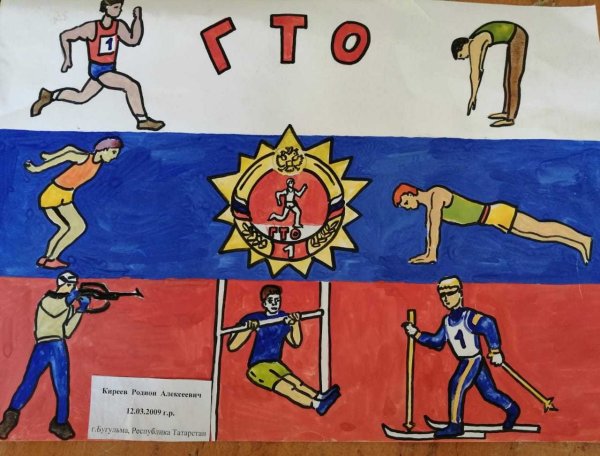 ГТО глазами детей рисунки