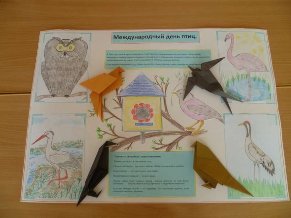 Стенгазета про птиц