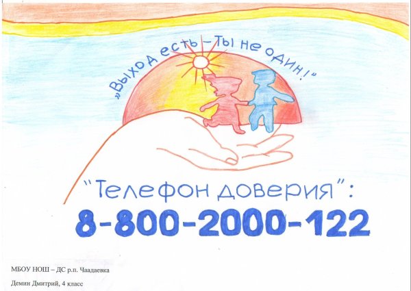 Телефон доверия рисунок