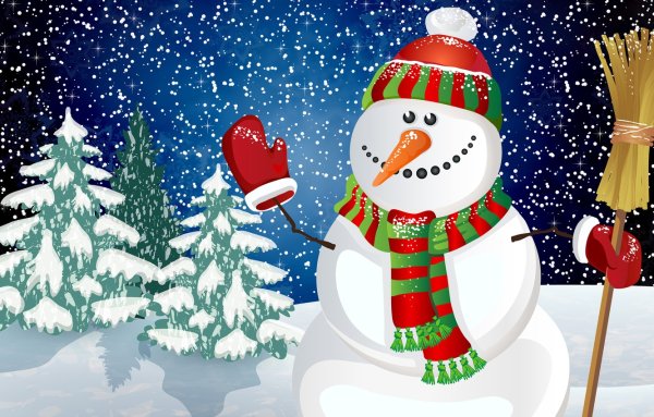 Рисунок на новогоднюю тему