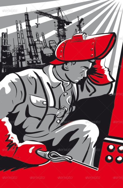 Сварщик плакат