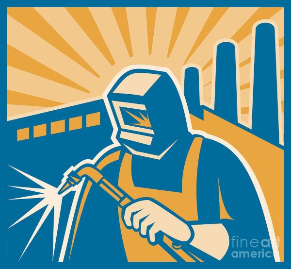 Сварщик плакат