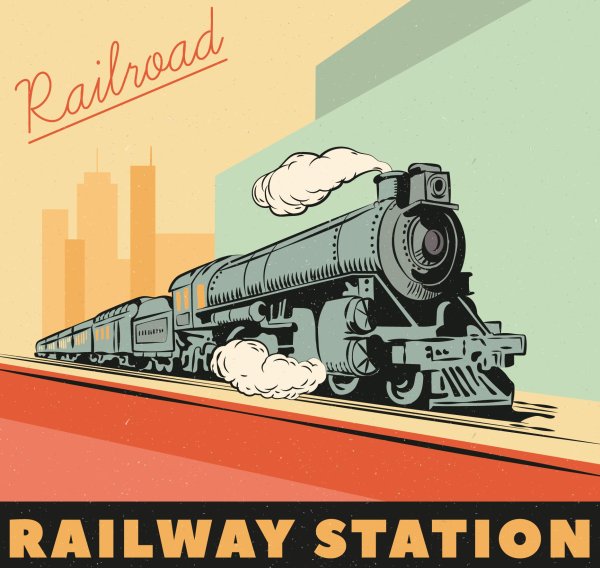 Советские плакаты про железнодорожников