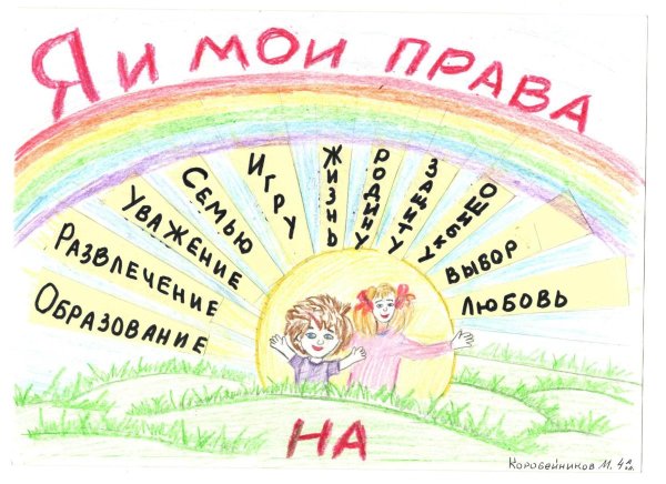 Плакат права ребенка