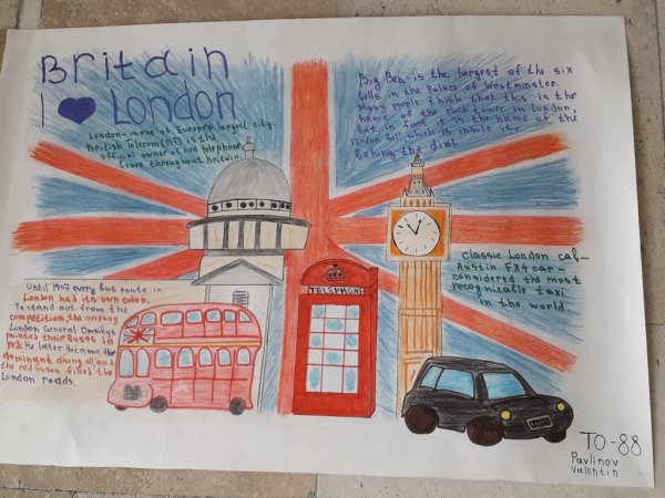 Плакат английский язык