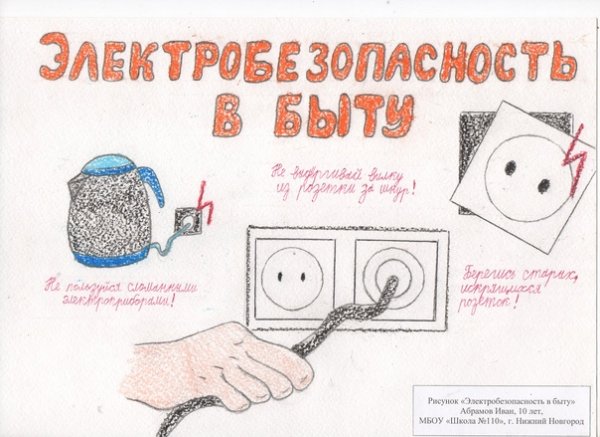 Электробезопасность в быту рисунки