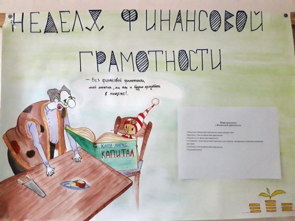 Конкурс плакатов по финансовой грамотности для школьников