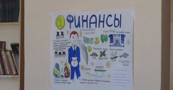 Плакат на тему финансов