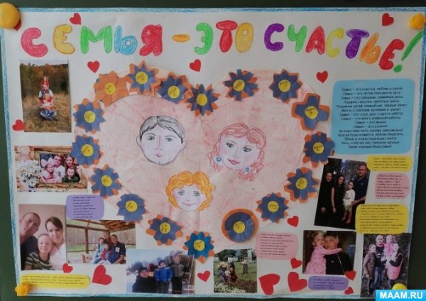 Фотогазета ко Дню семьи в детском саду