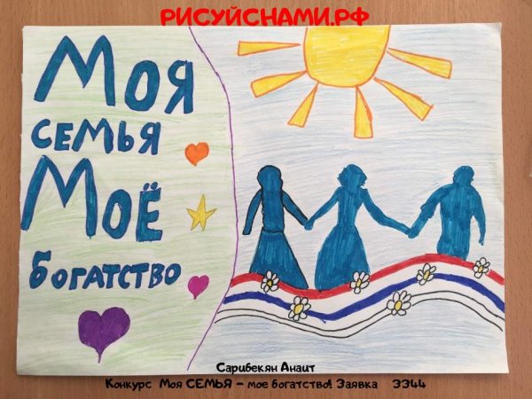 Плакат моя семья мое богатство