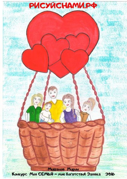 Моя семья моё богатство рисунки