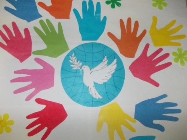 Аппликация на тему день единства