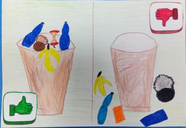 Мусор рисунок для детей