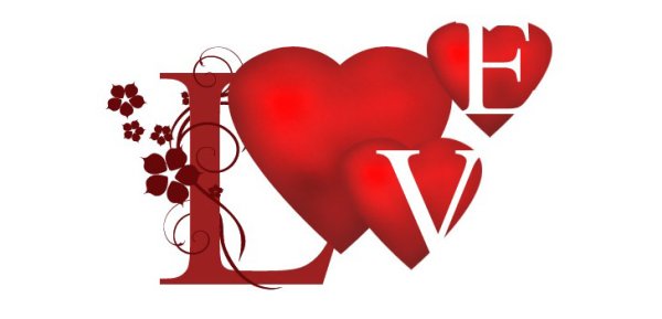 Плакат на день влюбленных