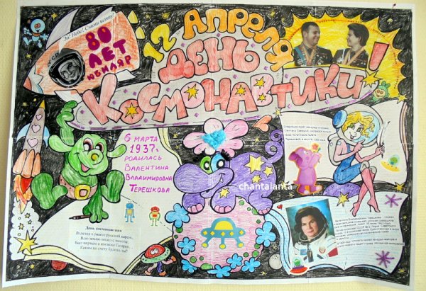 Мультяшный плакат с днем рождения