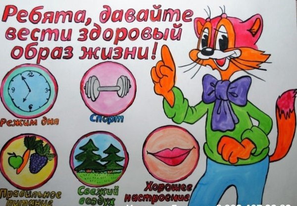 Детские плакаты про спорт