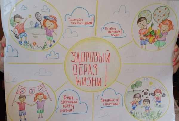 Детские плакаты про спорт