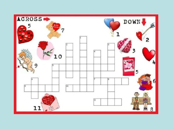 С днём Святого Валентина на английском