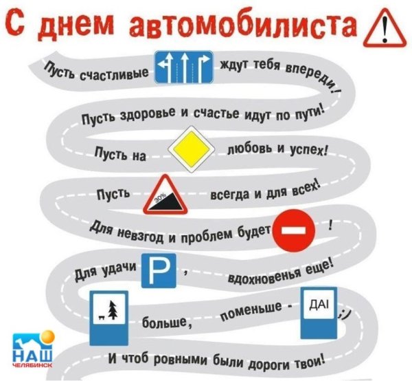 День автомобилиста плакат