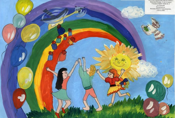 Мир глазами детей рисунки