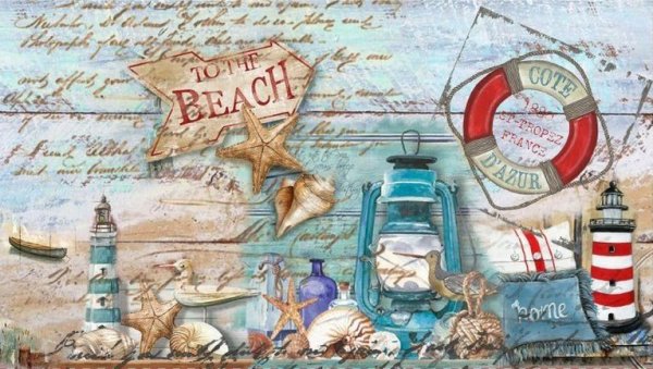 Декупаж морская тематика