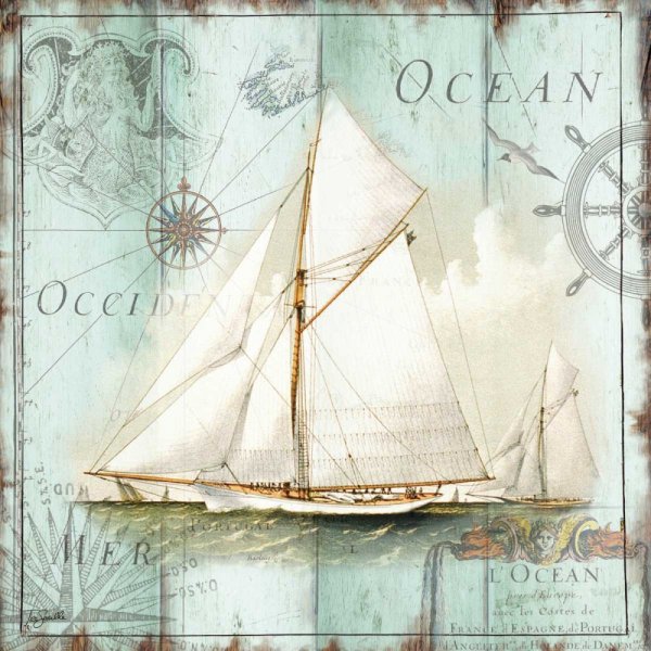 Морская тематика для декупажа