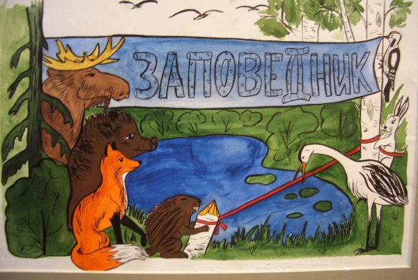 Рисунок берегите животных