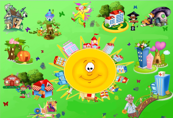 Плакат для лагеря Сказочная Страна