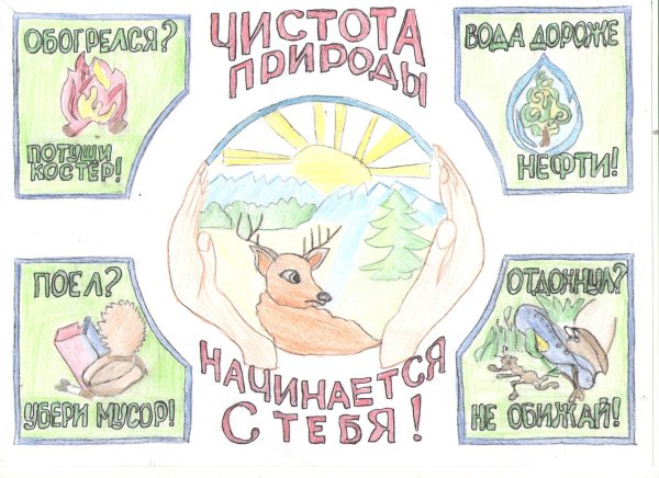 Экологический плакат