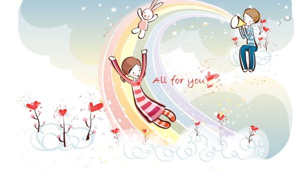 Иллюстрации ко Дню всех влюбленных