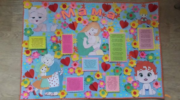 Плакат ко Дню матери