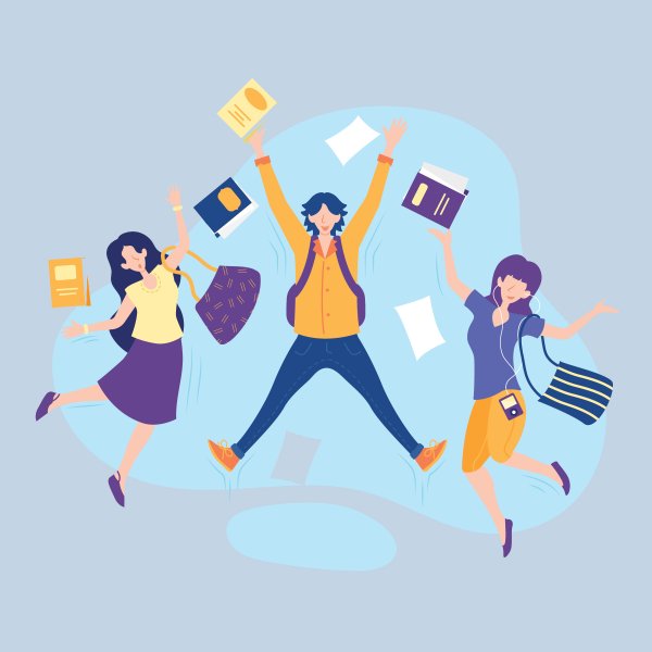 Студент иллюстрация